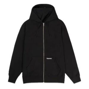 Supreme Double Hood Facemask Zip Up Hooded Sweatshirt "Black"